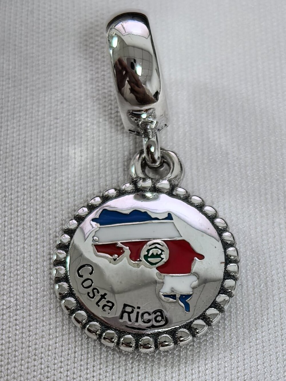 Pandora Costa Rica Exclusive Dangle Charm Pendant, S925 Silver Jewelry